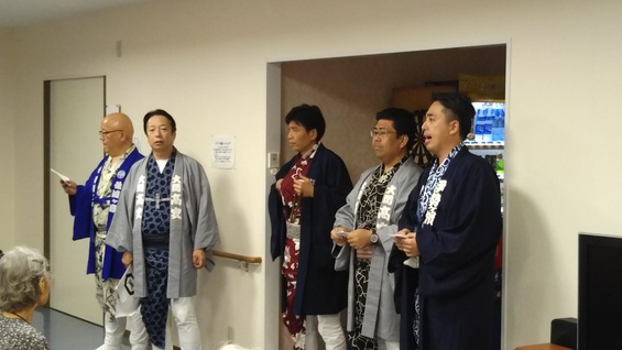 ふれ太鼓が来てくださいました。