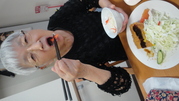 この日をすごく楽しみにしており、まだかなまだかなと心待ちされていました。当日も『すごく美味しい！』が、第一声で、何度も美味しいとおっしゃっていました。お野菜もすべて完食されました。