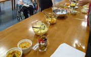 食材はこんな感じに並べました！
